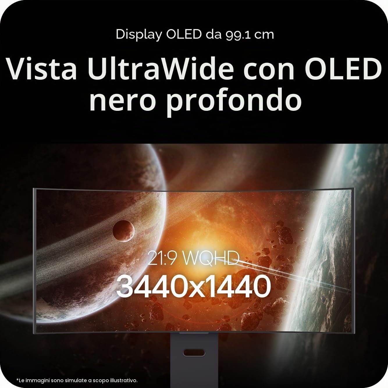 Lg 39gx900A-B Monitor Pc 99,1 Cm [39] 3440 X 1440 Pixel Wide Quad Hd Oled Nero (lg)