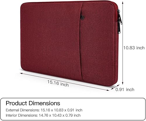 Vista 80 de Funda impermeable para laptop HP Envy 17/HP Pavilion 17/Omen 17, Acer Predator 17/Aspire 17.3, Dell Inspiron 17, Lenovo, HP, MSI GS75, bolsa Gris