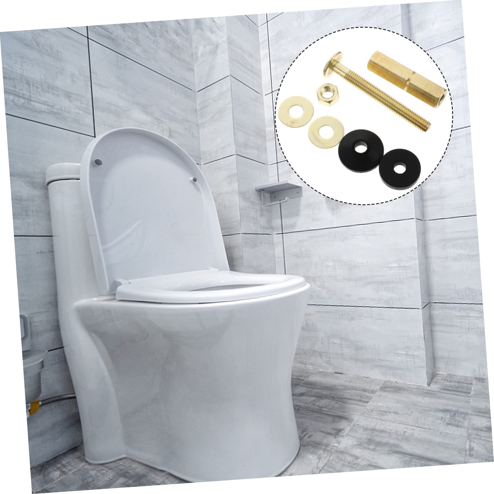 Guarnizioni Serbatoio Water Ottone Dorato Holibanna 1 Set Guarnizione Del Serbatoio Dell'acqua Bulloni E Kit Ricambio Per Water