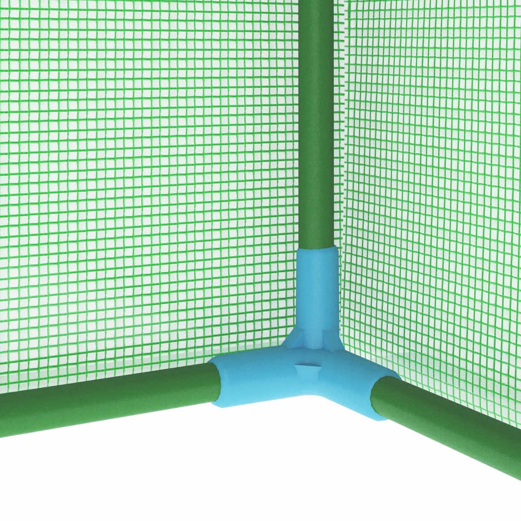 Mangloder - Invernadero con estructura de acero, 0,5 m², 100 x 50 x 190 cm, tienda de campaña con malla de polietileno de 170 g/m², para balcón, terraza, vivero y protección de plantas