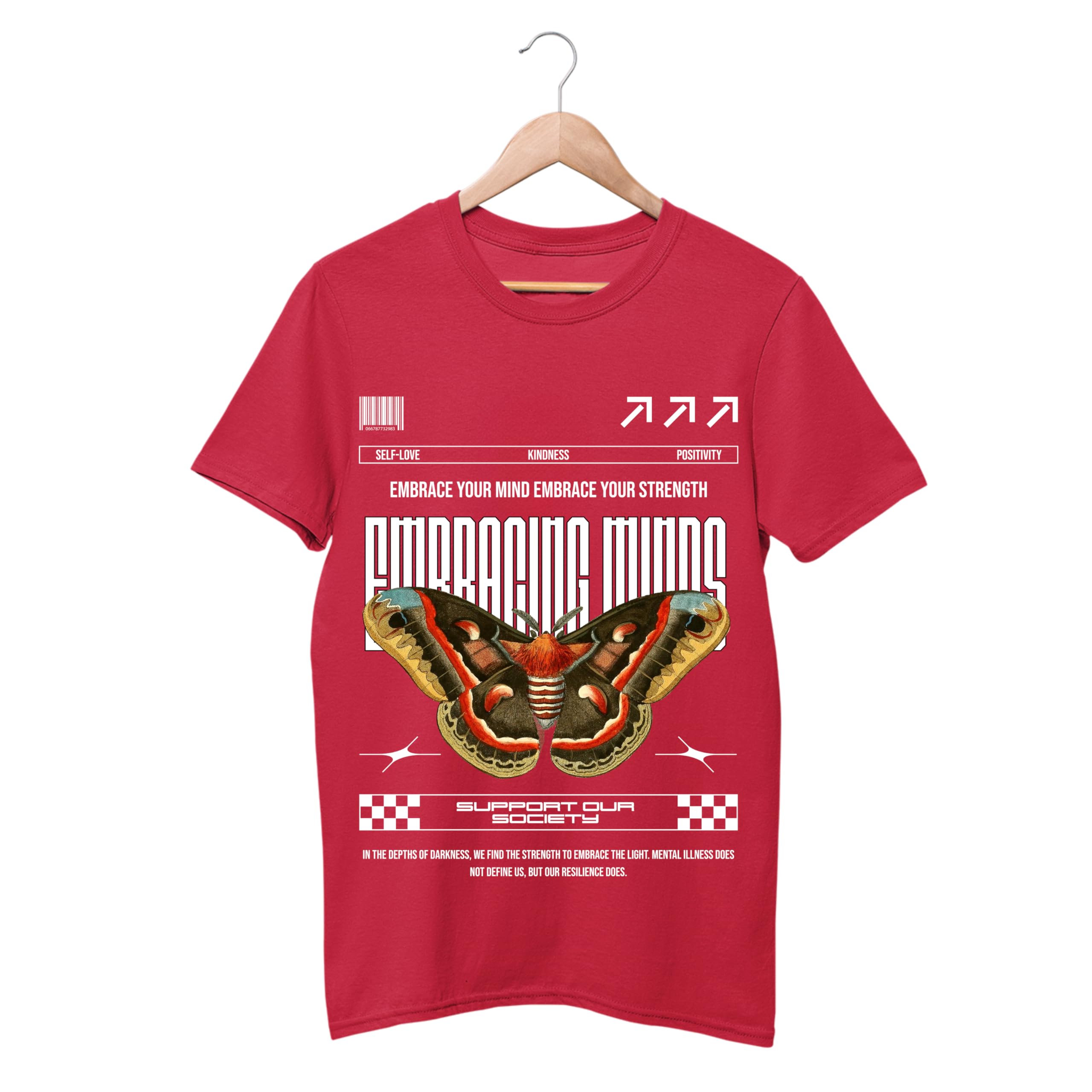 TeeSlix Cotton Unisex t-Shirt for Boys Girls | Regular Fit 100% Cotton| Printed, Half Sleeves, Soft Durable Fabric red T-Shirt (12-13 Years) 2