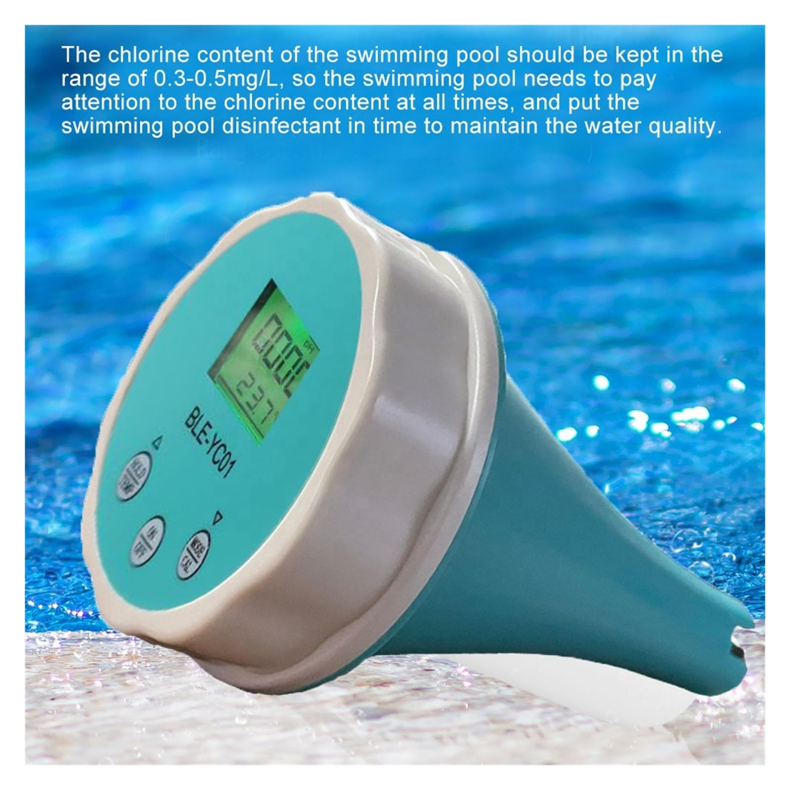 6 W 1 Temperatura Chloru ORP EC TDS Miernik Ph Niebieski Ząb Online Monitor Tester Jakości Wody Inteligentne Narzędzie Do Akwariów Basenowych
