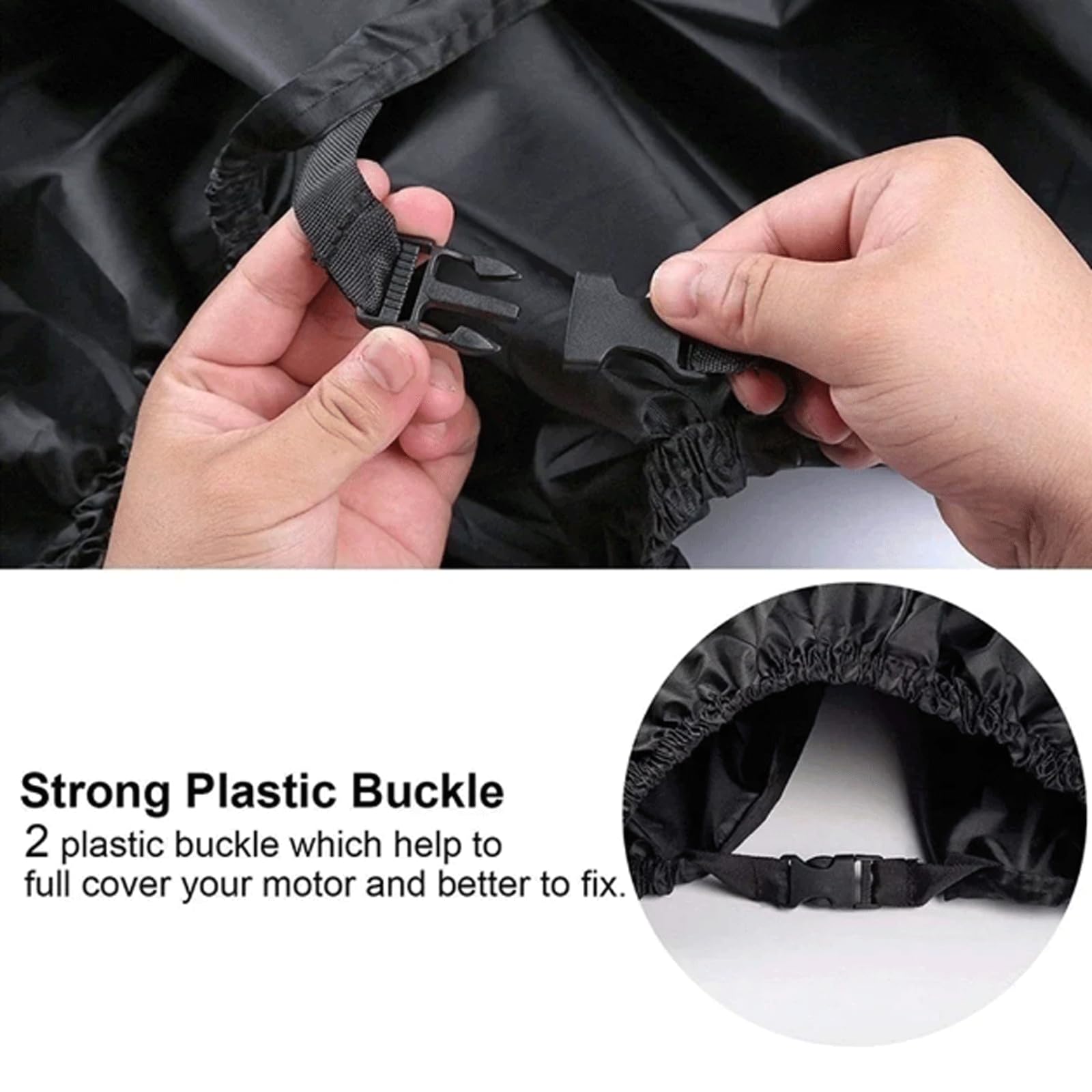 esmen Housse de Protection pour vélo d'extérieur, imperméable, Anti-poussière et Anti-Soleil, pour Moto et Scooter