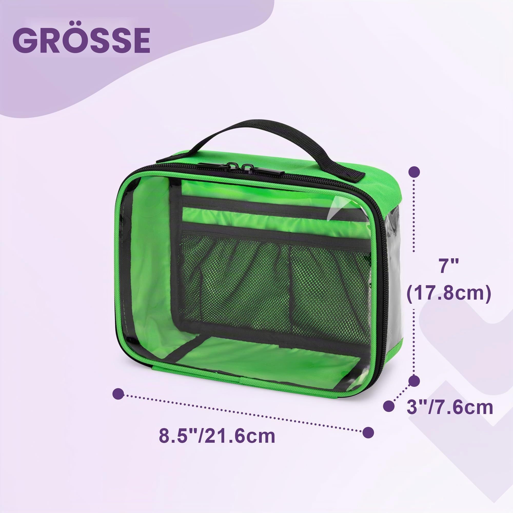Trunab 4 Pcs Medikamententasche zu Organisation der Notfallausrüstung | Vierfarbige Medizinische Tasche, Reiseapotheke für den Hausgebrauch, Outdoor- und Autozubehör (Nur Tasche)