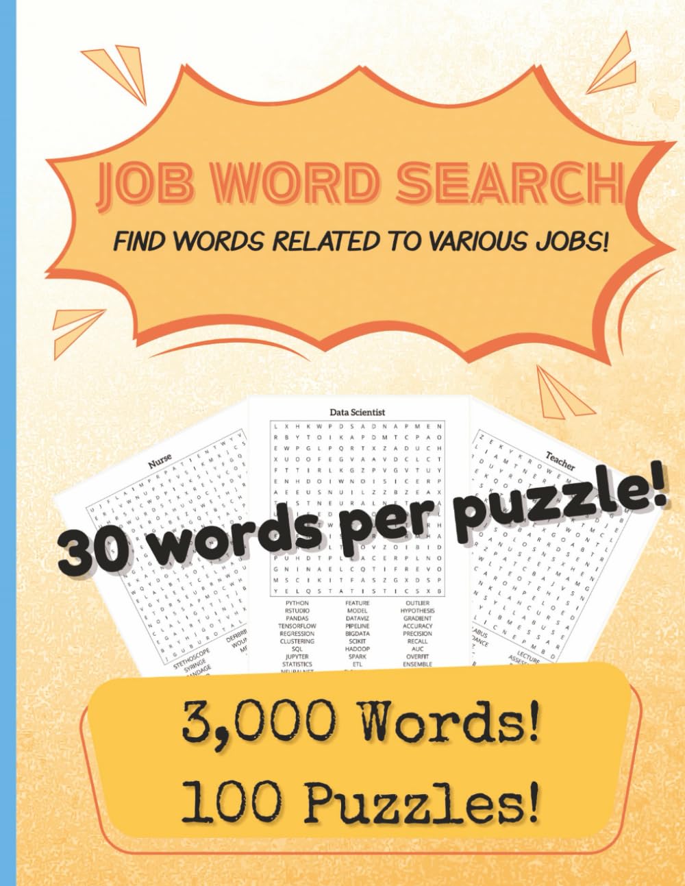 Job Word Search: Find words related to various jobs!