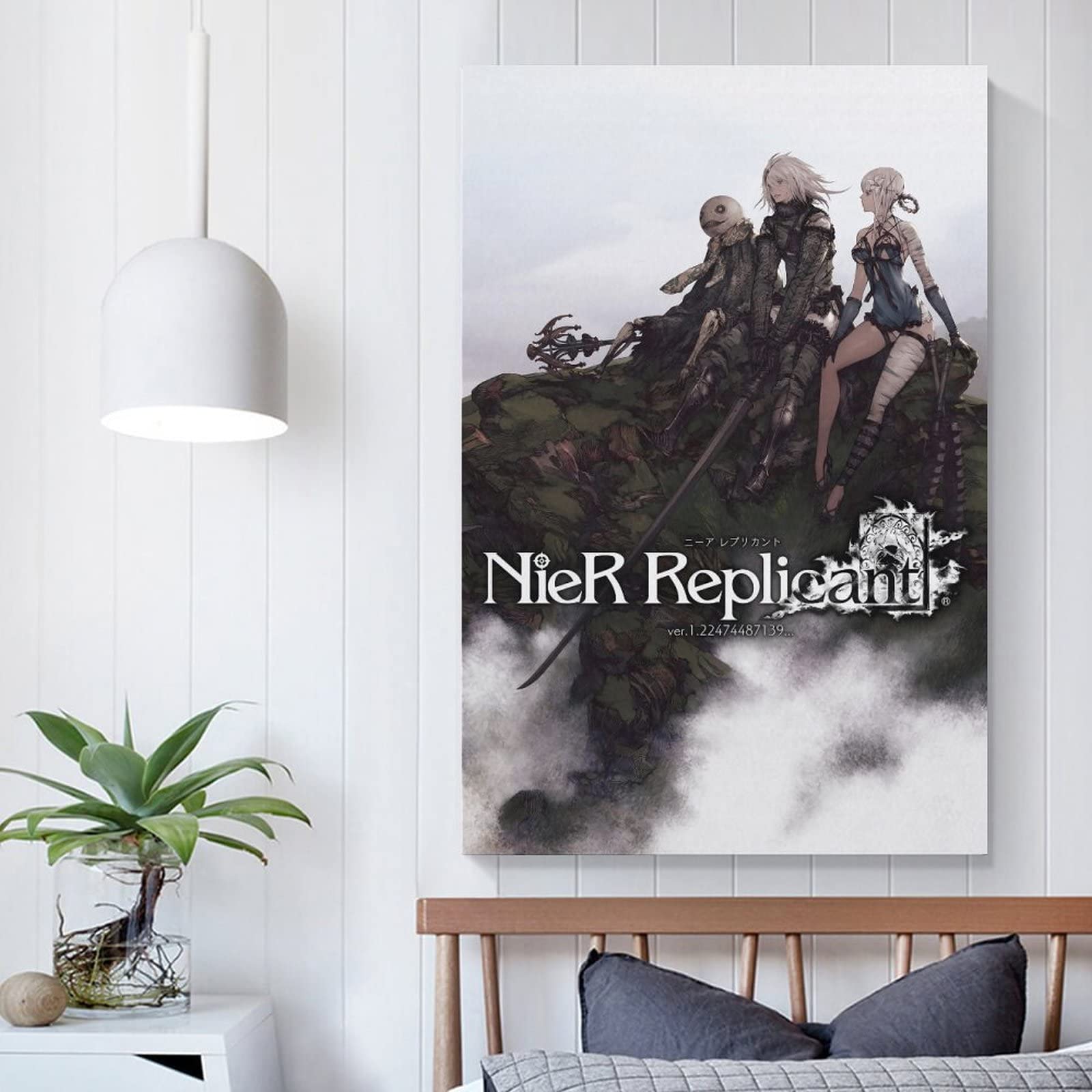 NieR Replicant ポスター NieR Replicant Poster Decorative Painting Canvas Wall