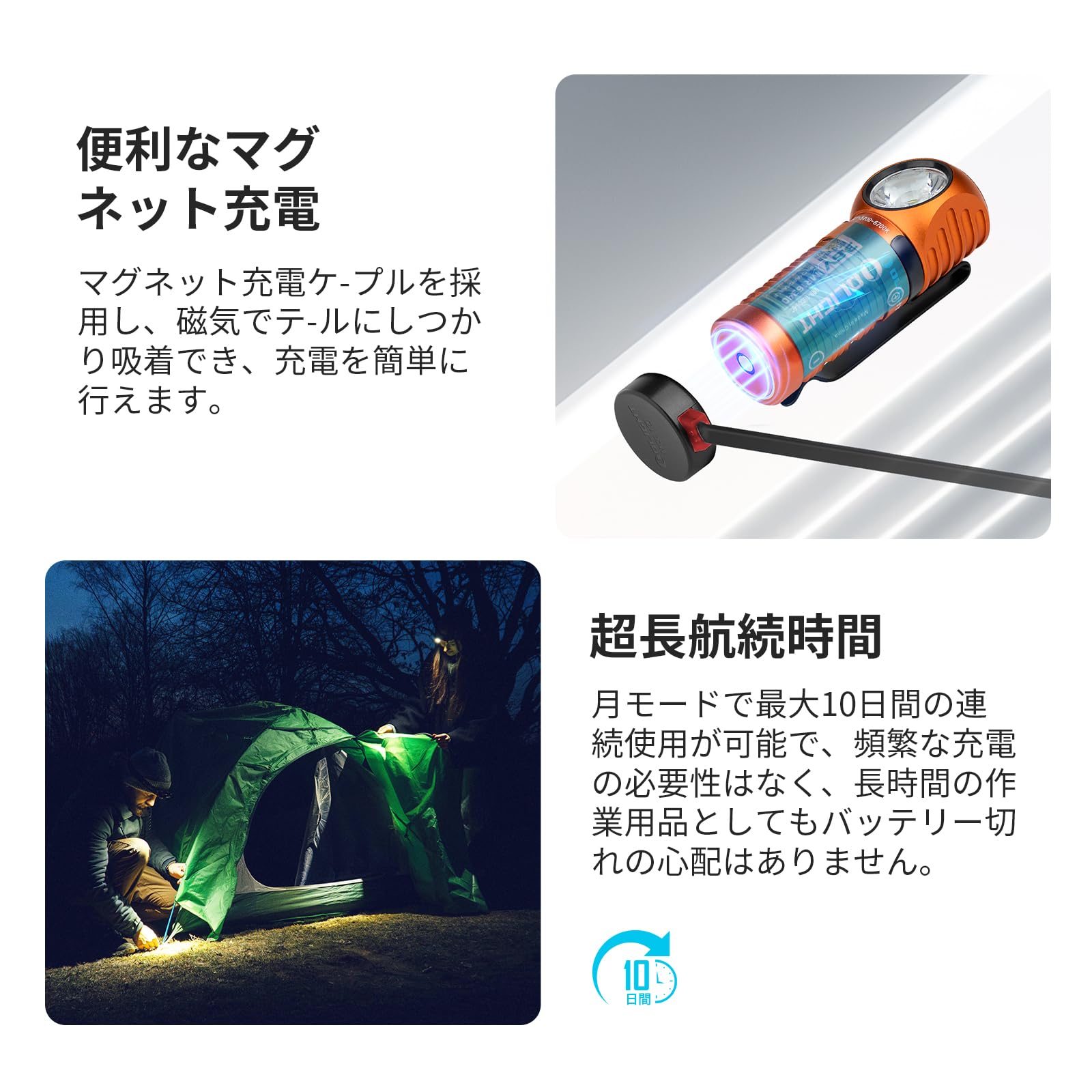 Amazon.co.jp: OLIGHT(オーライト) Perun 3 Mini LED ヘッドライト