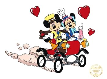 ディズニー　ミッキー　ミニー \"NEW YORK\" セル画 ディズニーミッキーミニー 