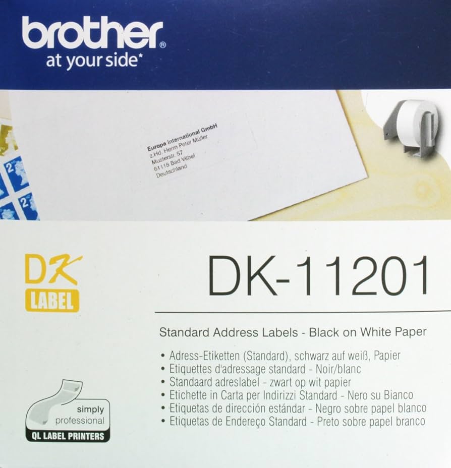 印紙1 Brother DK11201 DK Label (29 x 90mm) : Brother: Amazon.ca