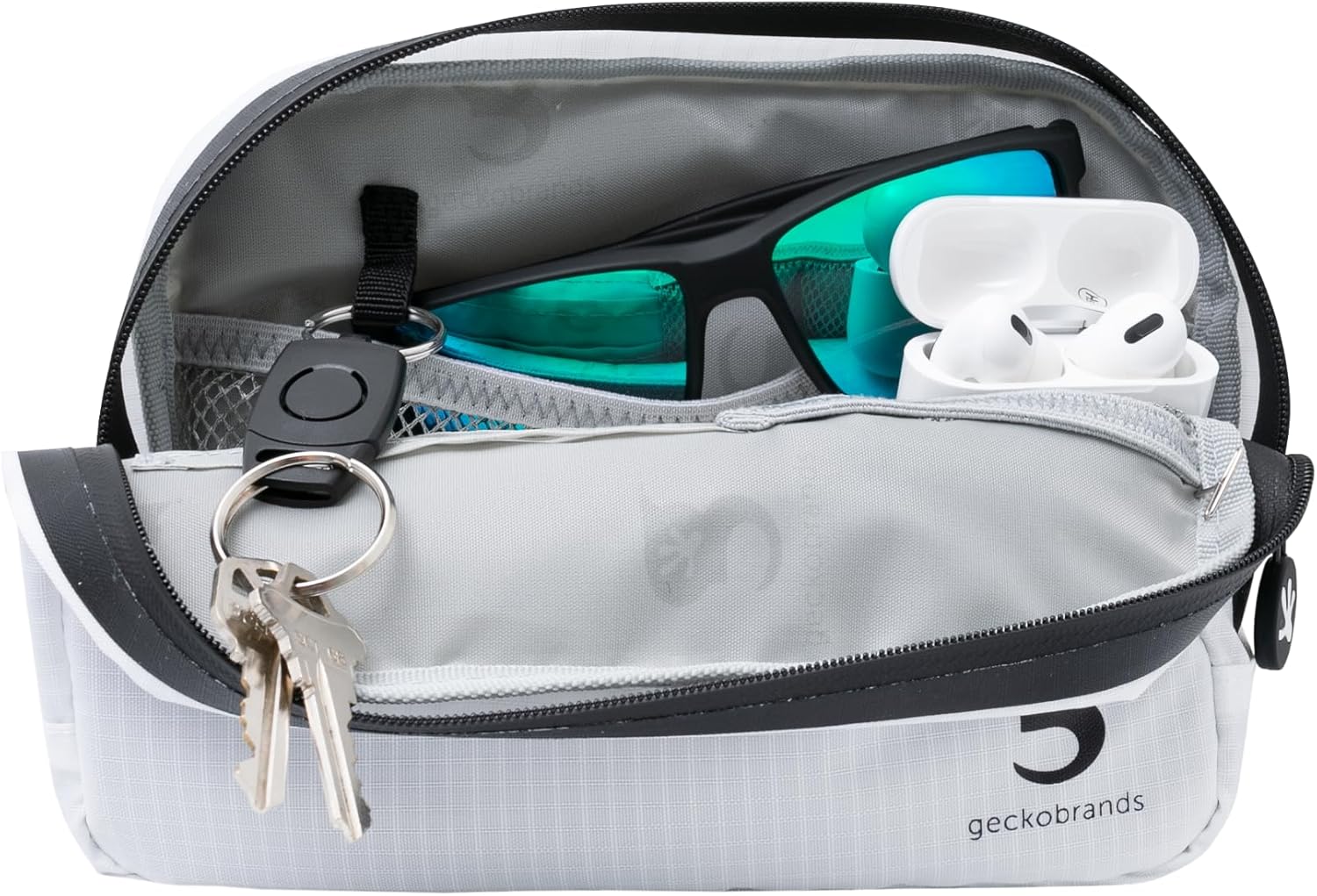 geckobrands Waterproof Belt Bag – Water-Resistant Gear Organizer with Phone Window & Adjustable Strap
