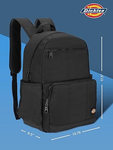 Miniatura 2 de Dickies Journeyman - Mochila con logotipo clásico, resistente al agua, casual, para viajes y trabajo, se adapta a cuadernos de 15.6 pulgadas (negro)