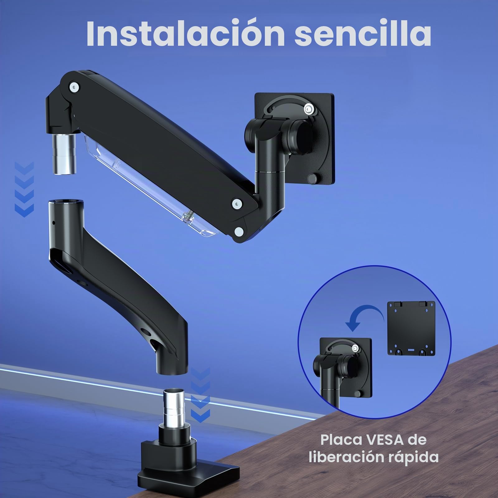 PUTORSEN Soporte Monitor 22-57 Pulgadas Brazo 27kg VESA 200x200