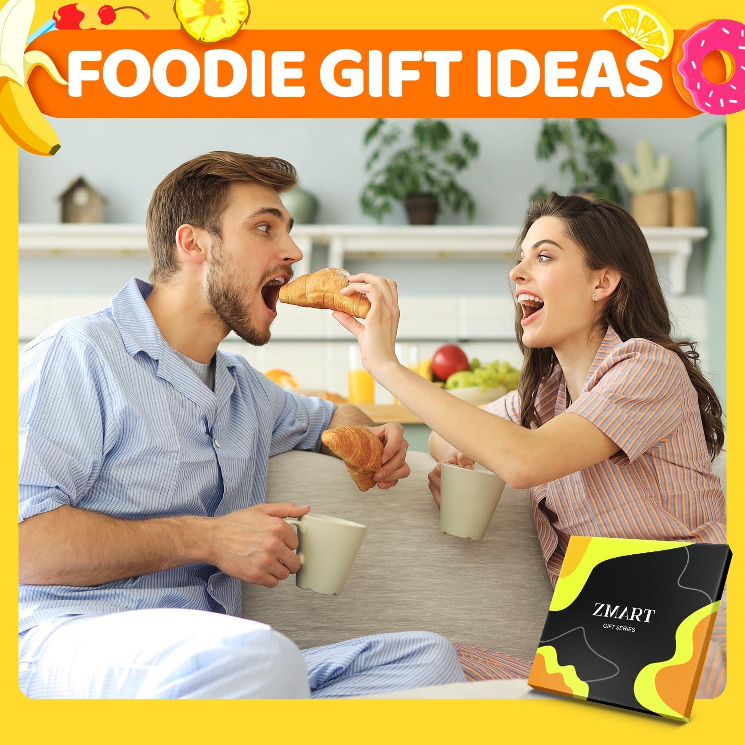 Zmart Funny Fruit Gifts for Men - Novelty Pineapple and Avocado Socks for Fruit Lovers - Image 5