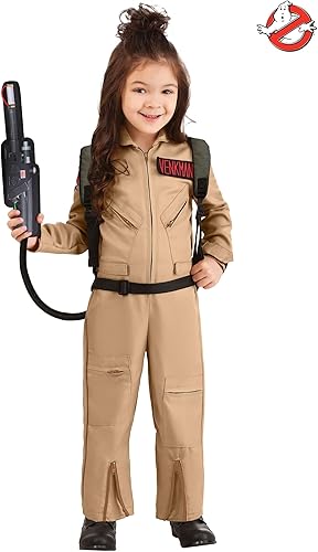 Miniatura 3 de Disfraz de Cazafantasmas con accesorio de paquete de protones para niños pequeños, overol de cazafantasmas, cazador de fantasmas para Halloween