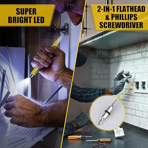 Miniatura 4 de Regalos para hombres, bolígrafo multiherramienta 9 en 1, accesorios geniales para hombres y padres, regalos de cumpleaños para papá, él, novio,