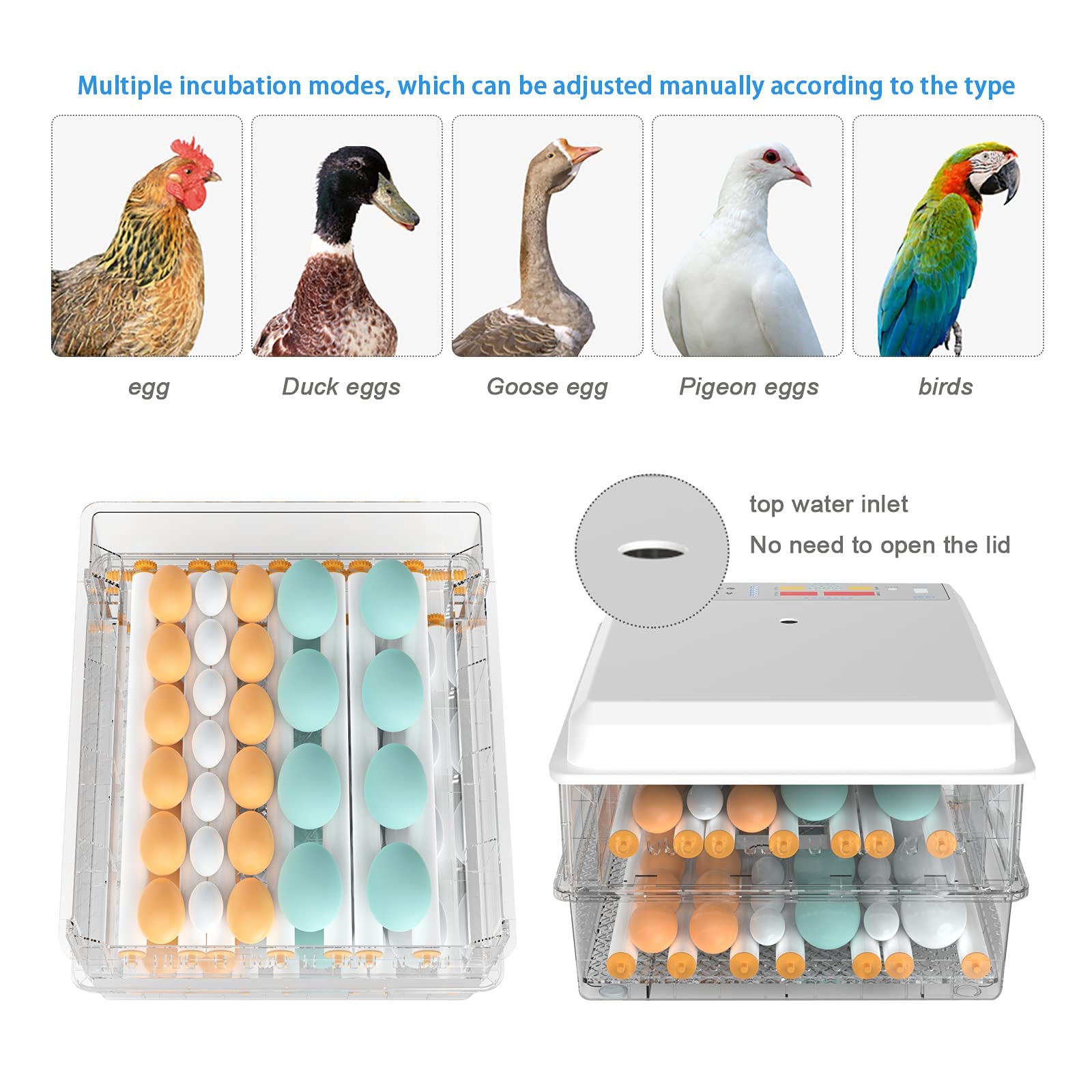 Picture of Fanxier 90-120 Fully Automatic Incubator, Automatic Egg Turner ï¼Œwith ...