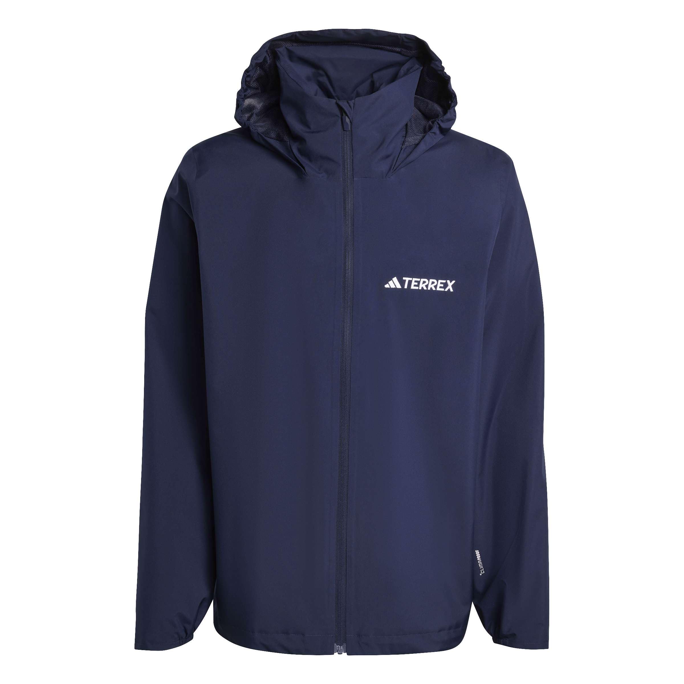 adidas Men's Terrex Multi Essentials 2 Layer Rain Jacket, legend ink, L