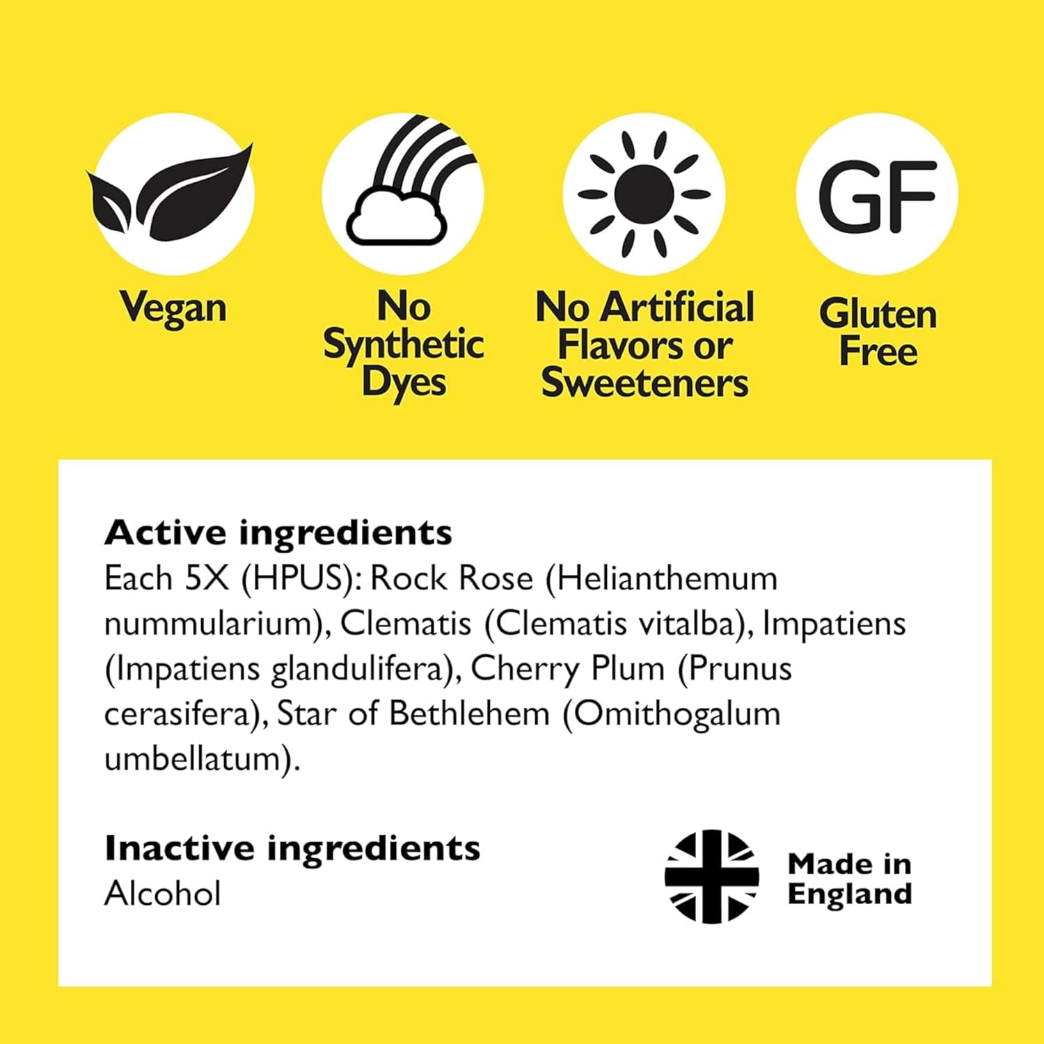 Bach Flower Remedies - Rescue Remedy, 10 Milliliter - 3 per case.