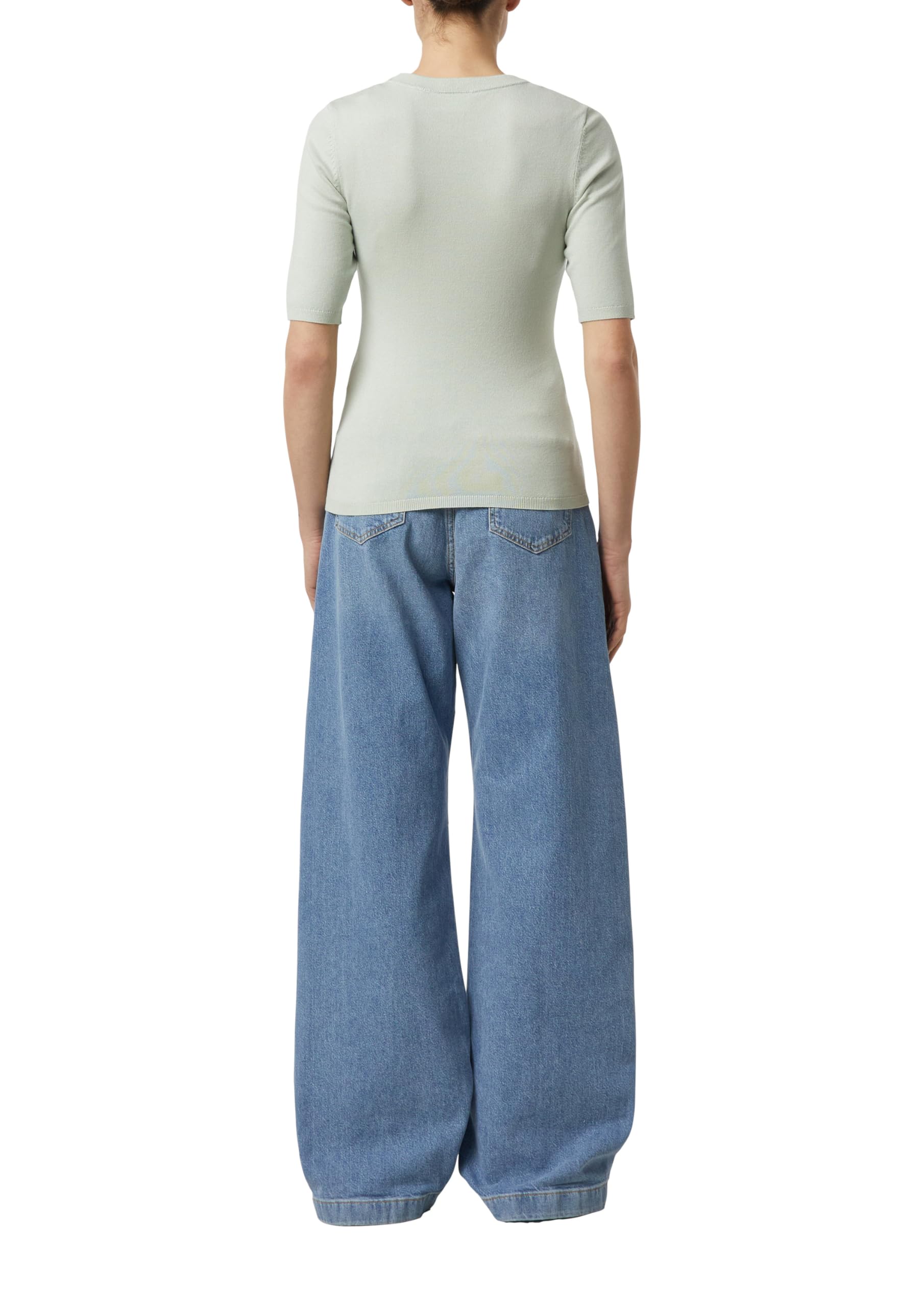 Comma Kurzarmpullover Slim Fit