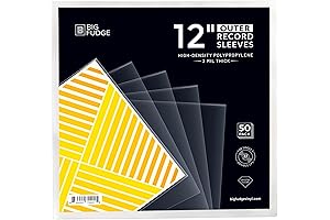 Big Fudge LP Album Covers, Clear and Protective Vinyl Record Outer Sleeves...