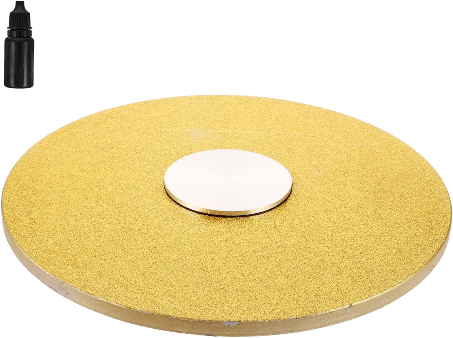 Cabilock Aluminium Dining Table Turntable Smooth Rotation Tempered Base for Easy Serving Round Tables and Wear-Resistant Design