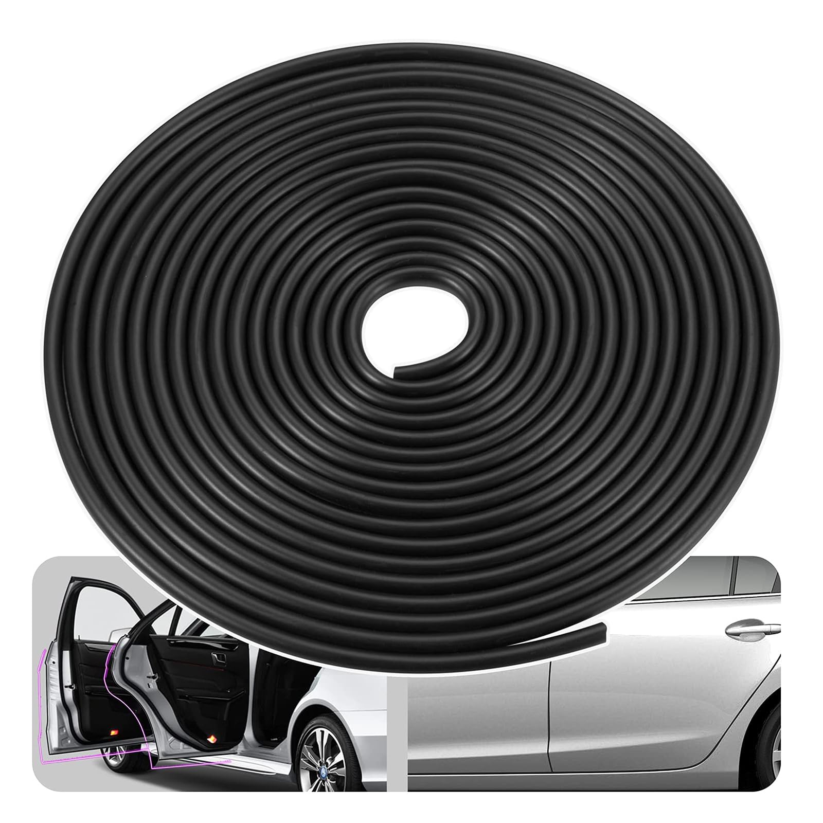 Protection de portières en U en caoutchouc pour Alfa Romeo Giulia Giulietta Stelvio 147 156