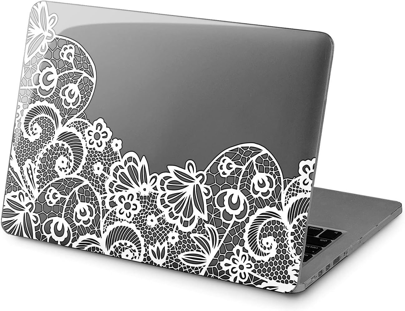Hard Case Compatible for MacBook Pro 16 14 M3 M2 2023 M1 Pro 13 2022 Air 13 2021 Retina 2020 Mac 11 12 Oriental Laptop Protective New Cover Boho Print Design Luxury Gentle Lace Pattern Henna