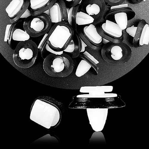 Gistilli 30 clips de moldura para puerta trasera de automóvil con junta compatible con RAM Chrysler 68093998AA