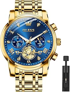 Two-tone gold men's watch