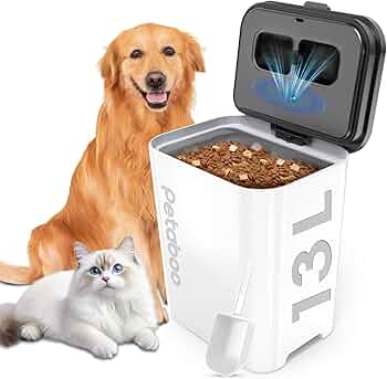 Amazon.co.jp: 真空保存容器 ペットフード Petaboo【-15kPa自動真空で