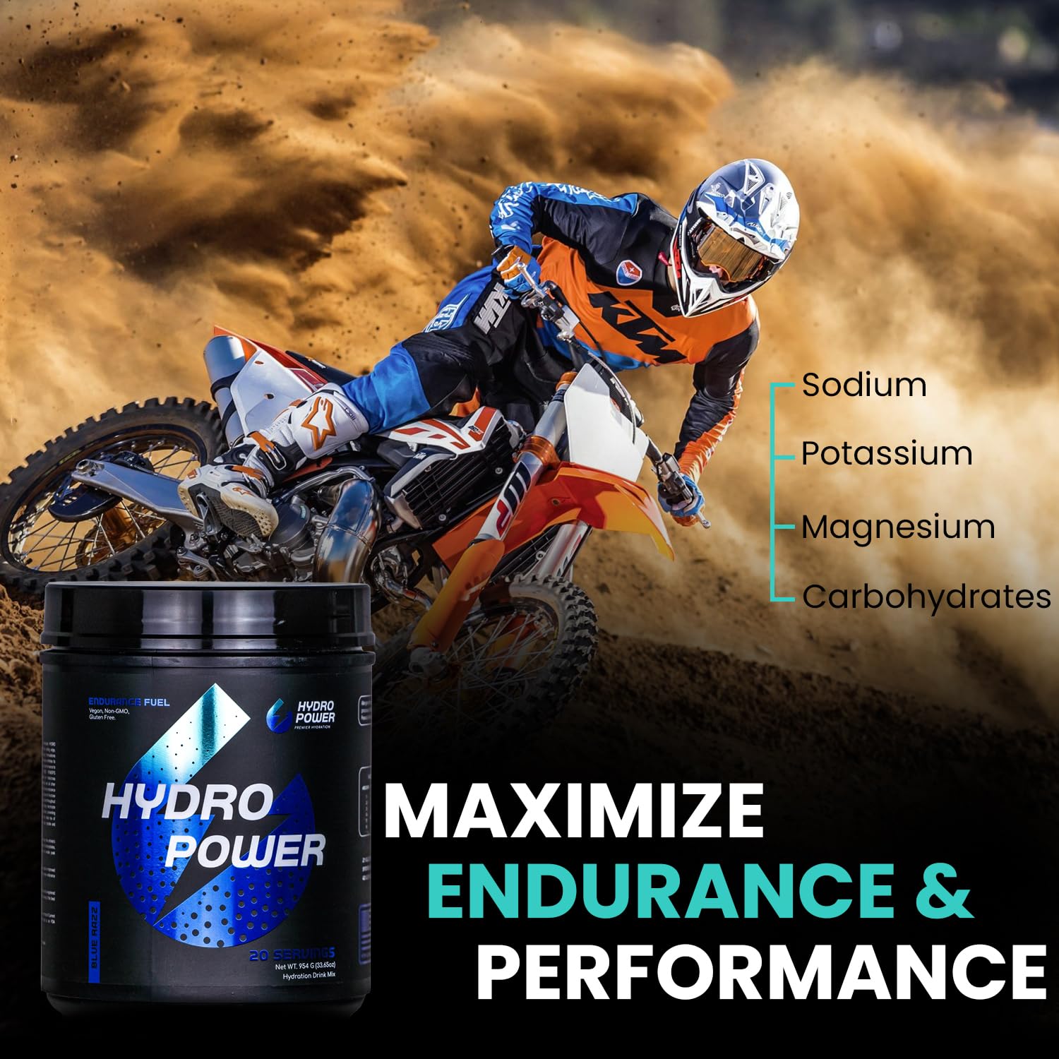 Amazon.com: Hydro Power Endurance Fuel - Carb & Electrolyte Drink 