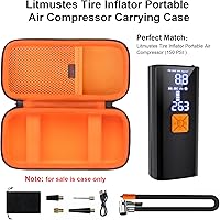 Vista 2 de Elonbo Estuche de transporte para inflador de neumáticos Litmustes, compresor de aire portátil, inflador de neumáticos inalámbrico, soporte