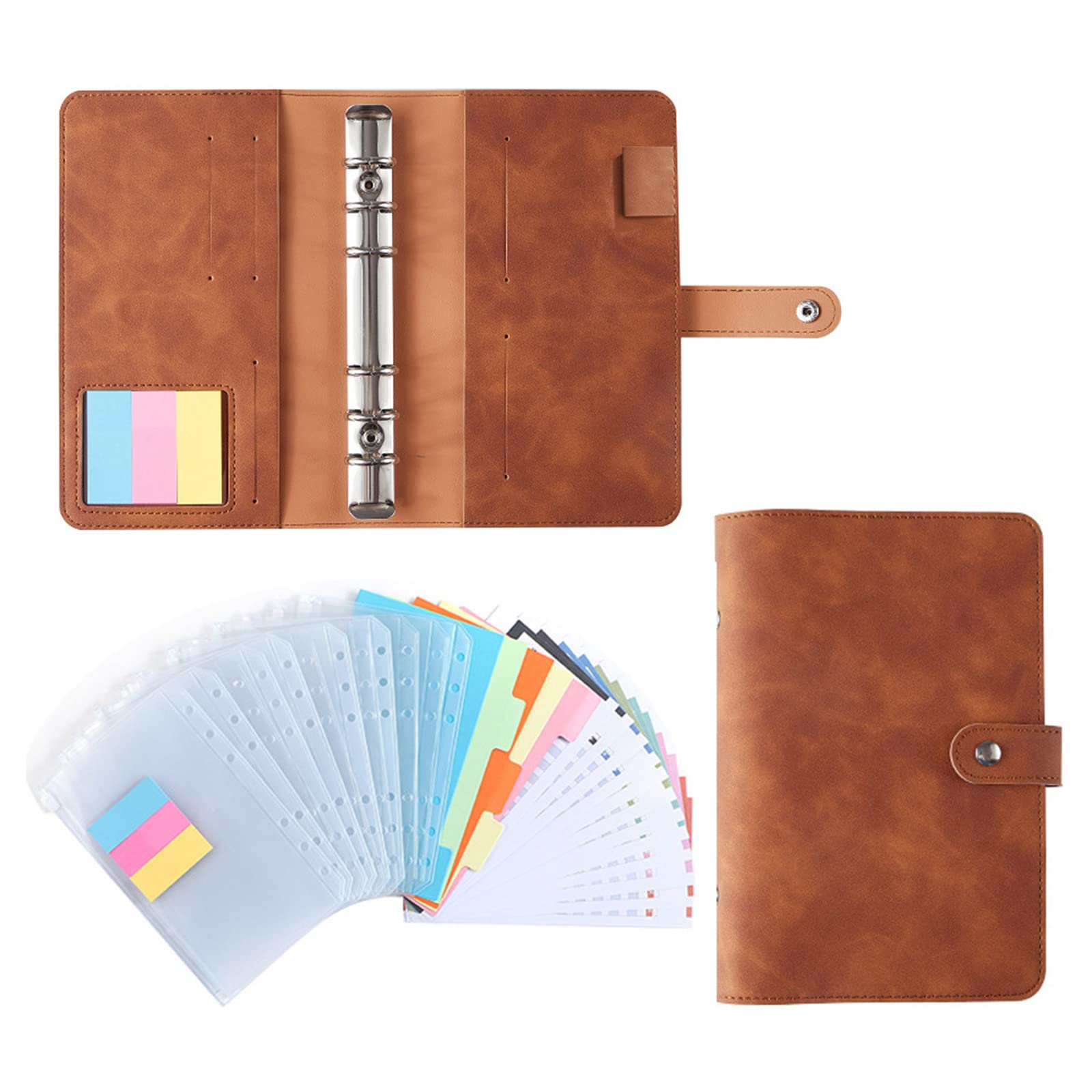 Classeur Budget Rose Avec Fermeture Éclair - Portefeuille Organisateur Femme Pour Argent Et Cartes