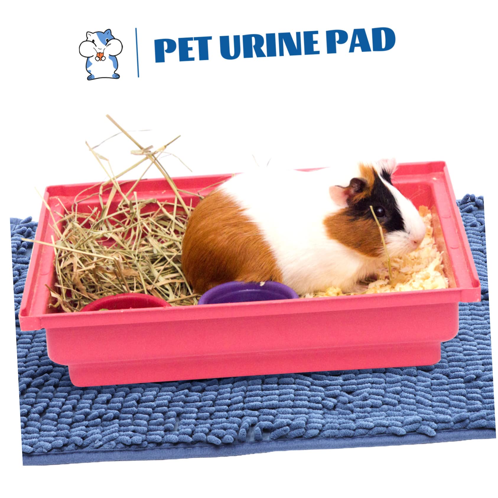 Happyyami Szczur Pee Pad Zwierzęta Domowe Są Maty Treningowe Wygodne Podkładki Do Siusiu Klatka Dla Chomika Akcesoria Wielokrotnego Użytku Wkładki Do Klatek Chomik Podkładki Do Siusiu