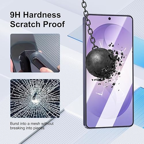 Miniatura 6 de Protector de pantalla para Samsung Galaxy S26 Ultra (paquete de 2), kit de instalación sin polvo, vidrio templado ultra transparente, dureza 9H
