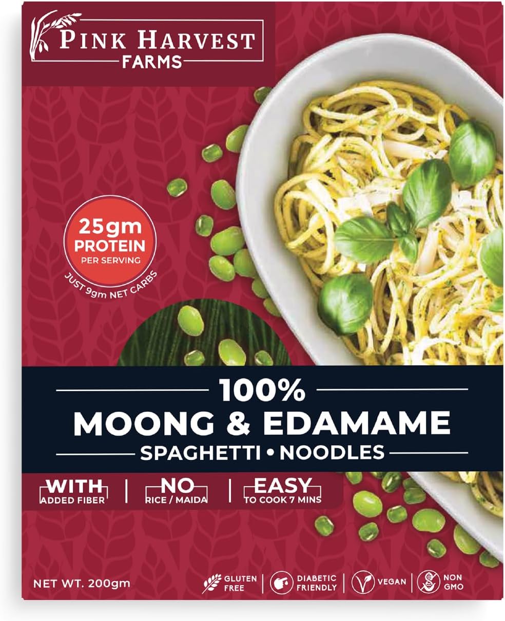 Moong & Edamame Spaghetti Noodles, 200 G