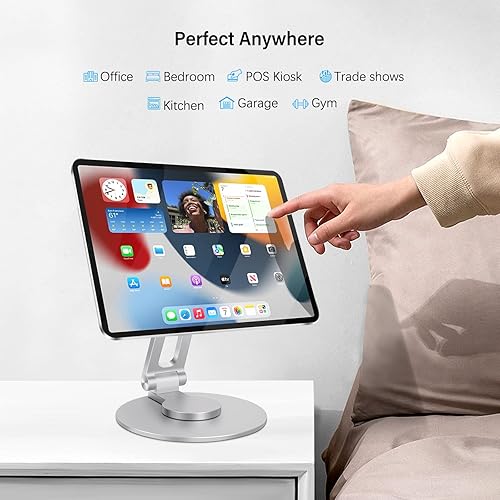 Miniatura 7 de Soporte magnético para iPad Pro 12.9 pulgadas 360  Soporte de escritorio ajustable para Apple iPad Pro 12.9 "3rd4th5th6th, plegable, aluminio