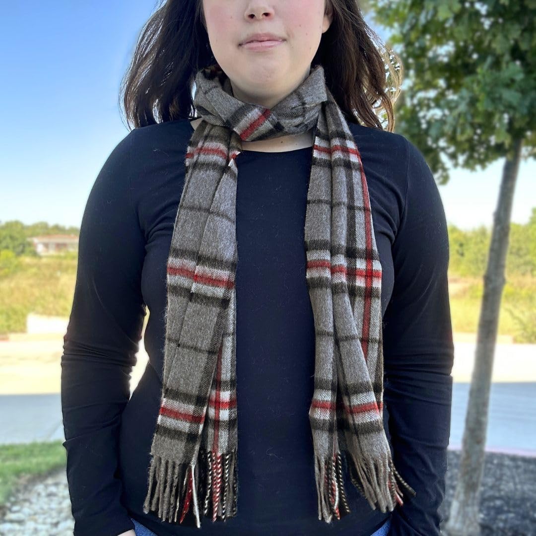 Briomhar Women's Cashmere Scarf - Plaid Scarf For Men 100% Cashmere Tartan Made in Scotland - Image 6