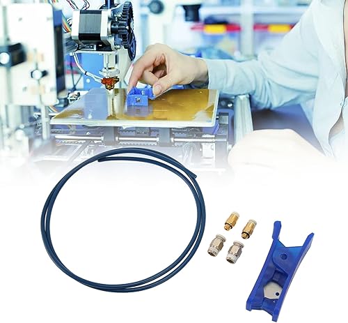 Miniatura 7 de Tubo de PTFE Serie 1M XS de 0.069 in, impresión a alta temperatura, mayor lubricidad, identificación precisa, compatible con acopladores Ender 3 V2