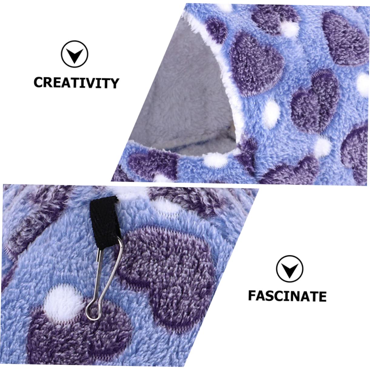 ABOOFAN 5stücke Hängematte Für Kleine Haustiere Winterliche Warme Hamsterhängematte Aus Weichem Material Geeignet Für Hamster Zwerghamster Frettchen Und Ratten Inklusive Aufhängung