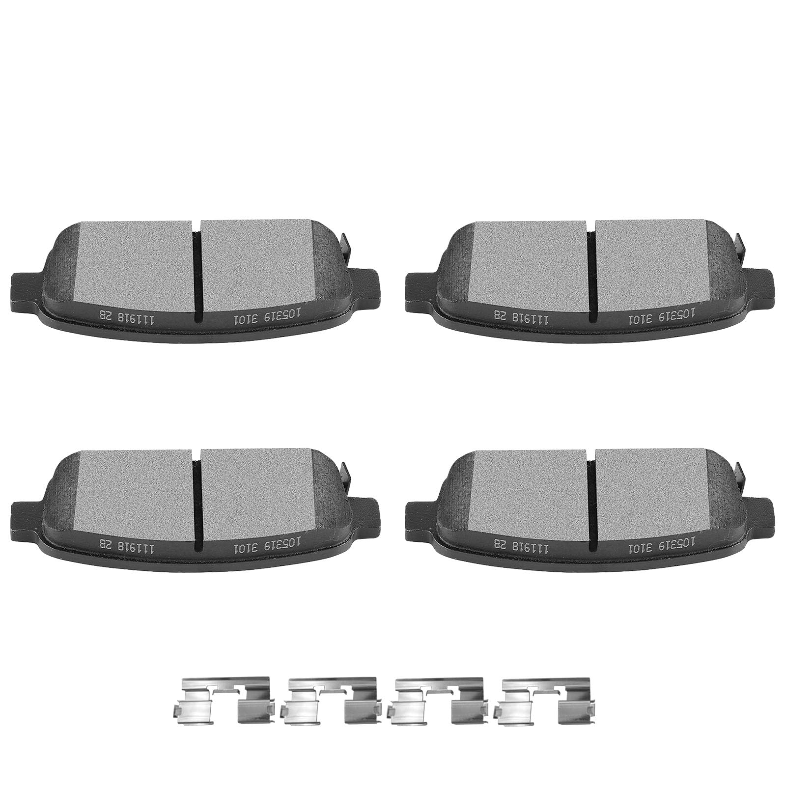 SCITOO D1468 Rear Semi-Metal Brake Pads