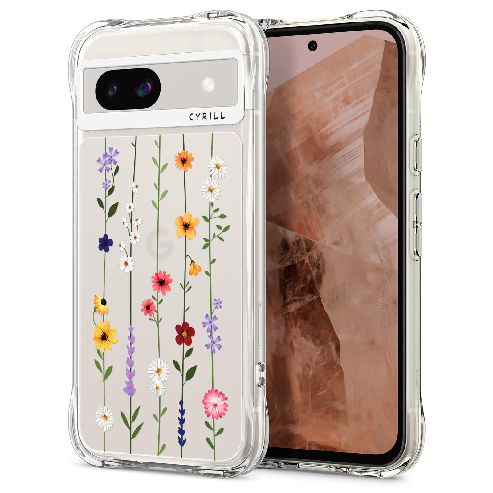 CYRILL Spigen Cecile Back Cover Transparent Floral Pattern Design Case for Google Pixel 8a (TPU, PC | Flower Garden) (B0CMBD96SR) Amazon Price History, Amazon Price Tracker