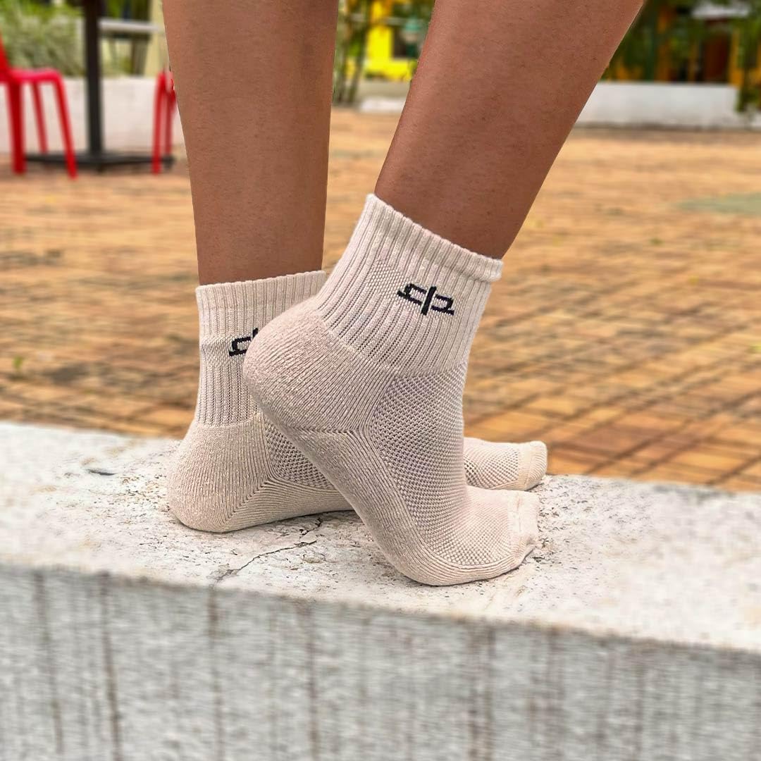 HEELIUM Bamboo Socks for Women | Quarter Length | 3X Softer than Cotton Socks | Odour-Free & Breathable | Superior Comfort & Cushioned Base 3