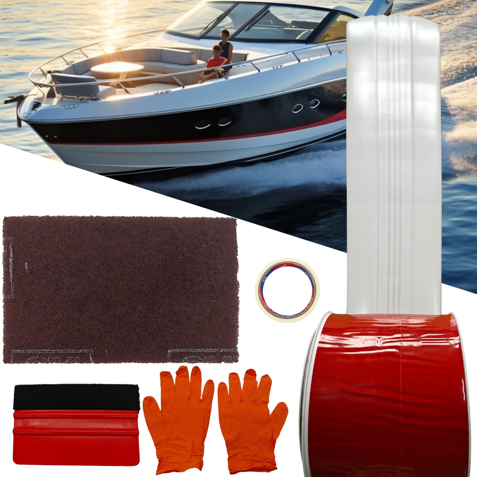 Dock Edge + Inc. ProDock Commercial Grade Heavy Duty Dock Bumper Profile, 3-8-Feet Sections (24-Feet, White)