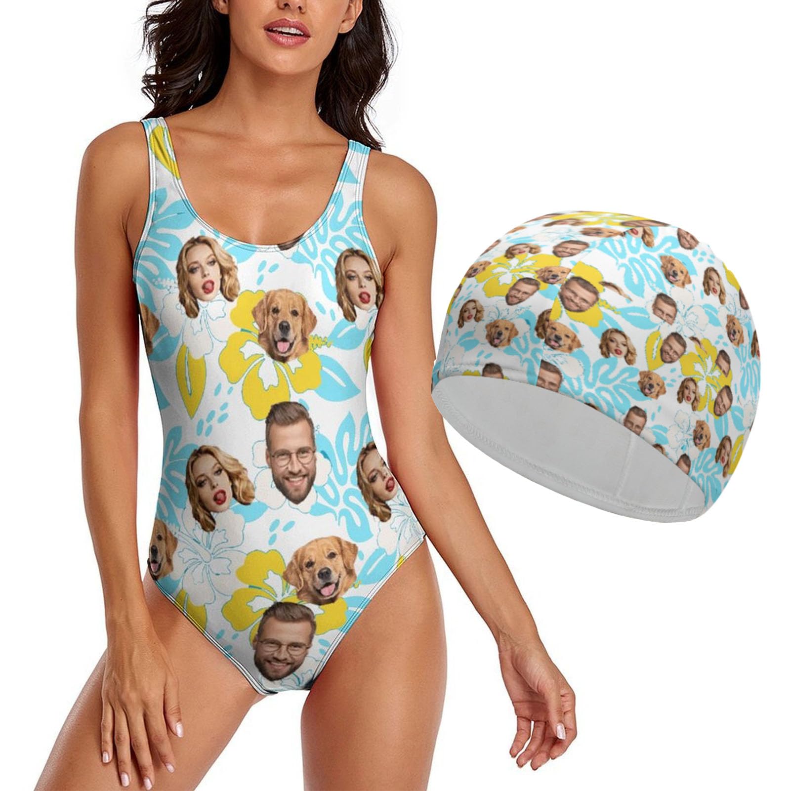 Traje de baño personalizado para mujer, despedida soltera, bañador ligero y transpirable para playa