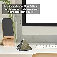 Vista 109 de Amazing Gemstone Amethyst Pyramid Crystal Healing Stones - 2" Great Pyramid Figurine of Natural Stone Pyramid for Meditation, Reiki, Chakra