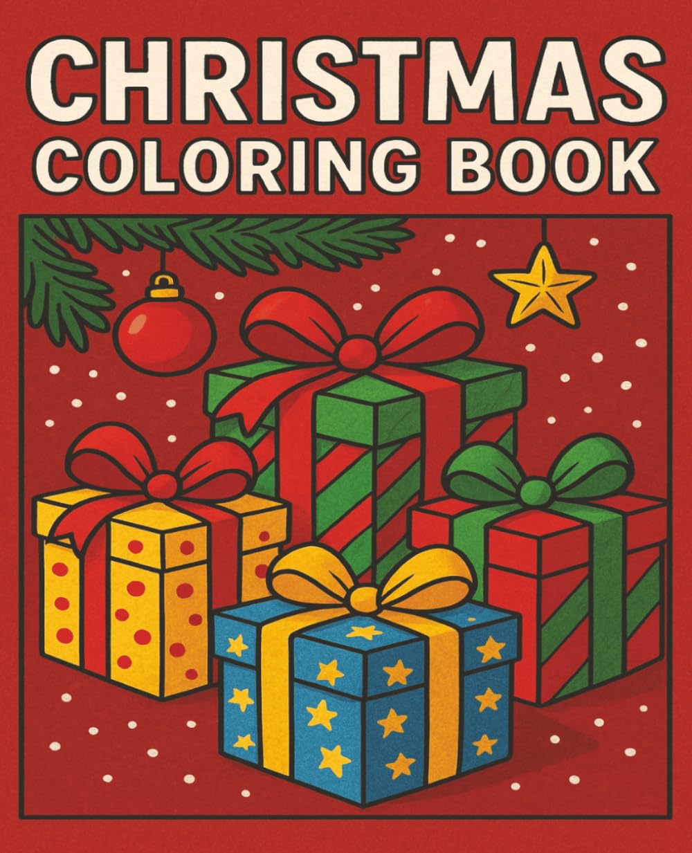 Christmas present coloring book, Christmas coloring book for adults, Christmas color book, adult Christmas present color book, Christmas coloring ... color book for adults, bold & easy books
