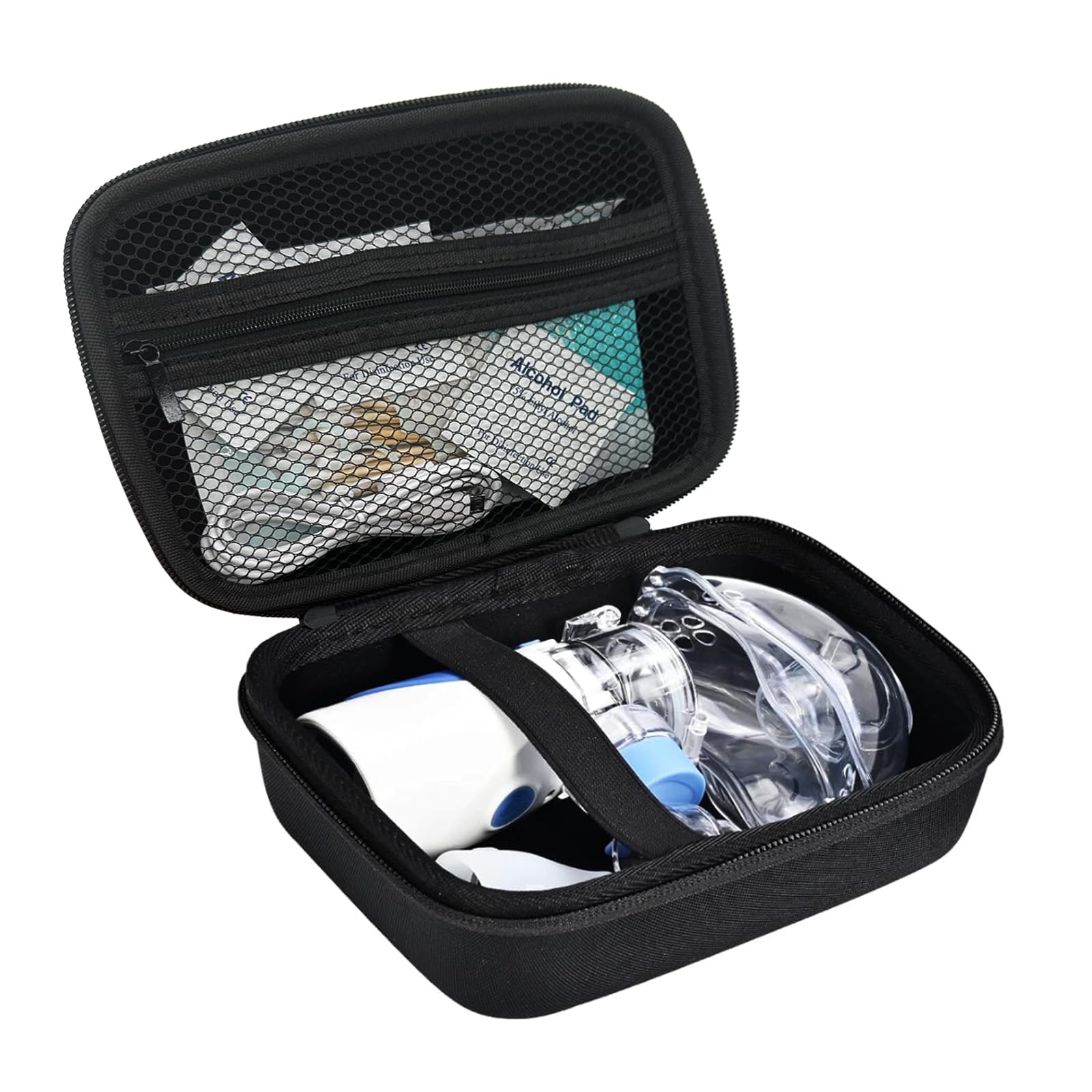 Mocamoro Nebulizer Case Inhaler Storage Bag Waterproof Shockproof EVA Material (Case Only)