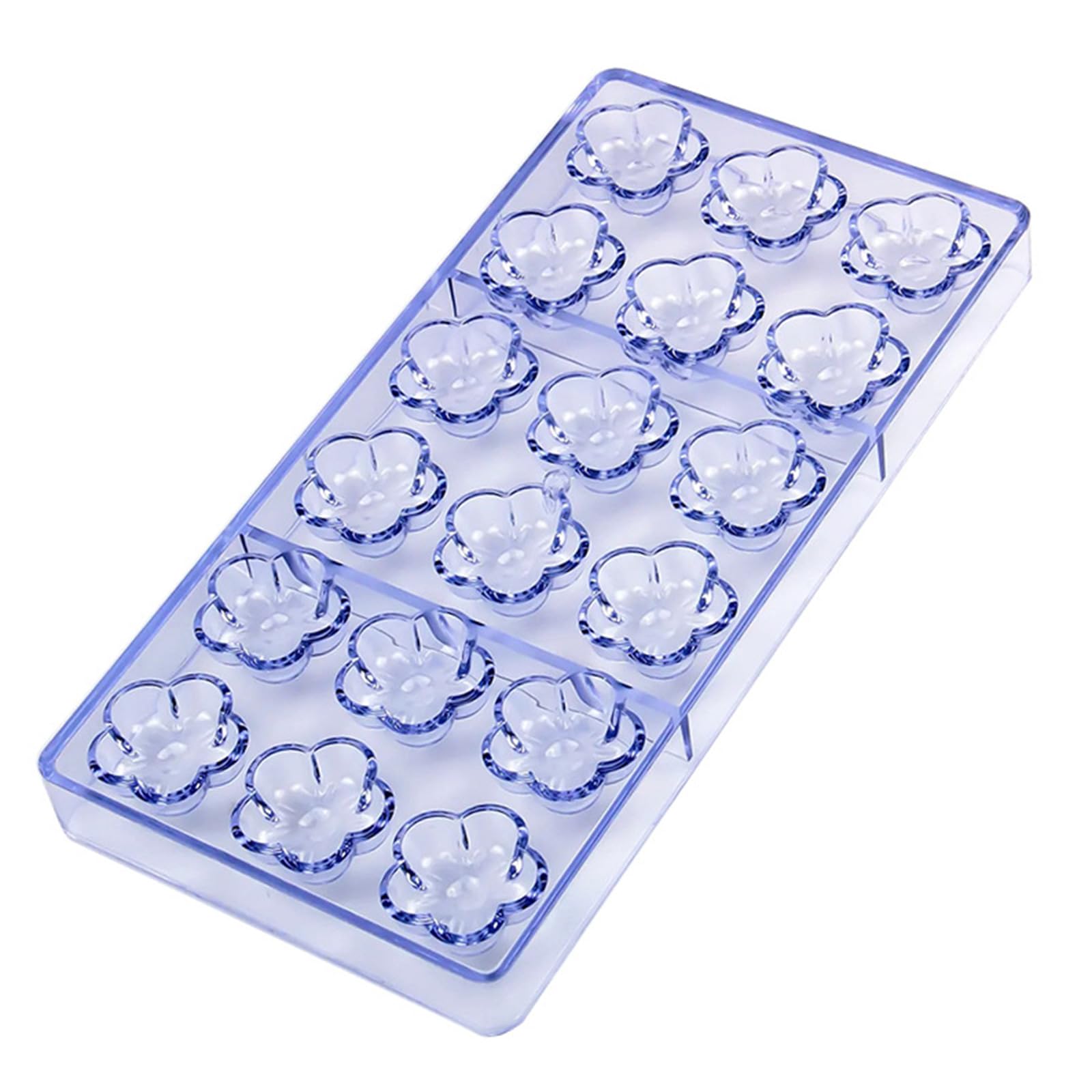 Tsophreniq 18 Cavity Mold for Creative Chocolate Making Food Grade Candy Multipurpose Dessert Baking Accessories Nonstick