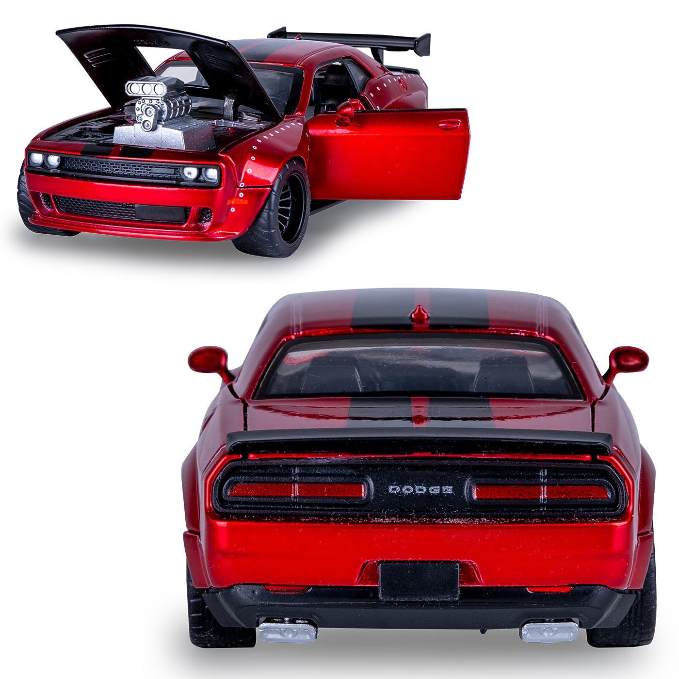 JAMARA 402614 Dodge Challenger SRT Jailbreak Diecast 1:36 2in1